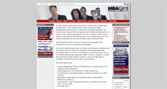 Desktop Screenshot of mba-gate.de